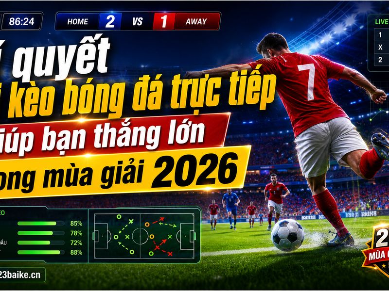 Bí quyết soi kèo bóng đá trực tiếp giúp bạn thắng lớn trong mùa giải 2026